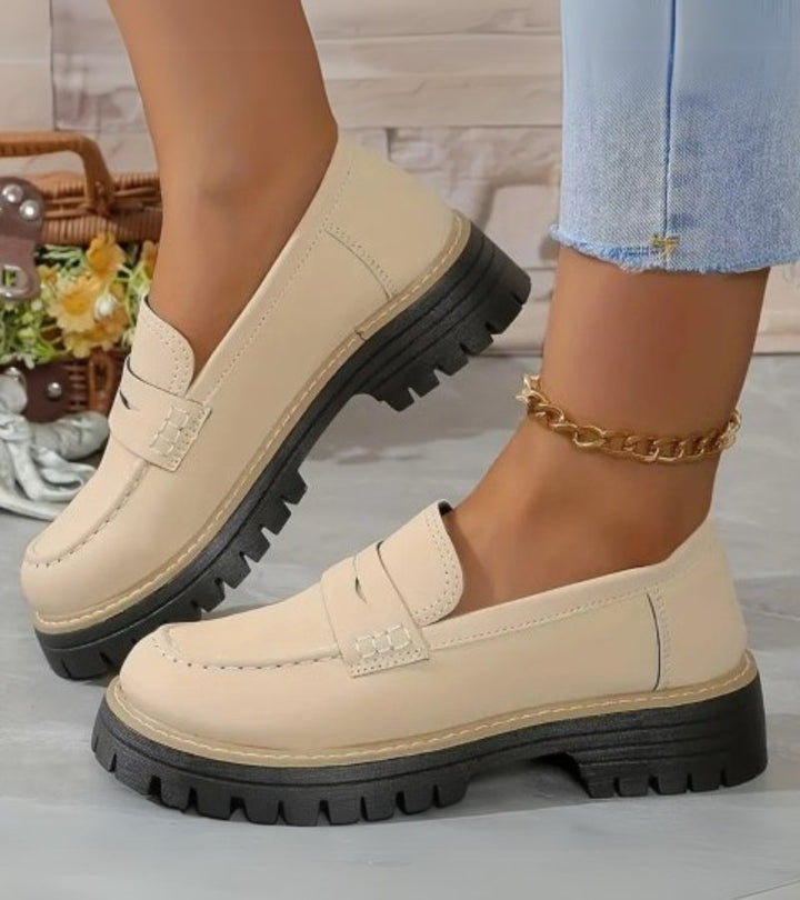 Ludovica | Mocassini alla moda con suola spessa