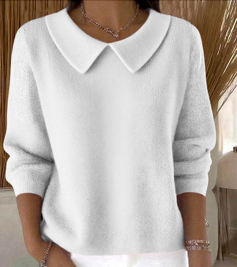 Sandra | Maglione morbido con colletto elegante