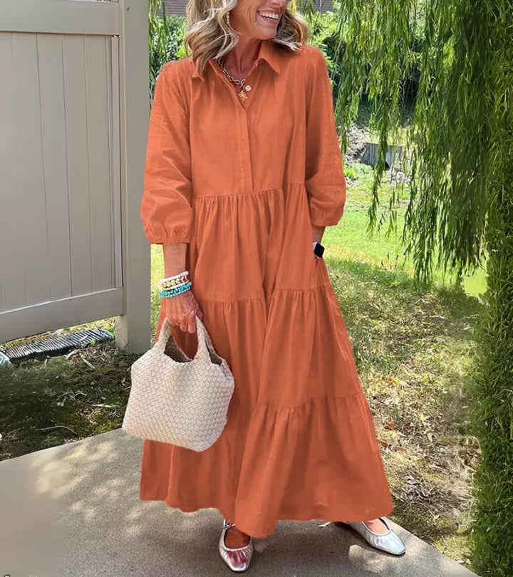 TERESA | l’abito lungo che valorizza tutte le silhouette