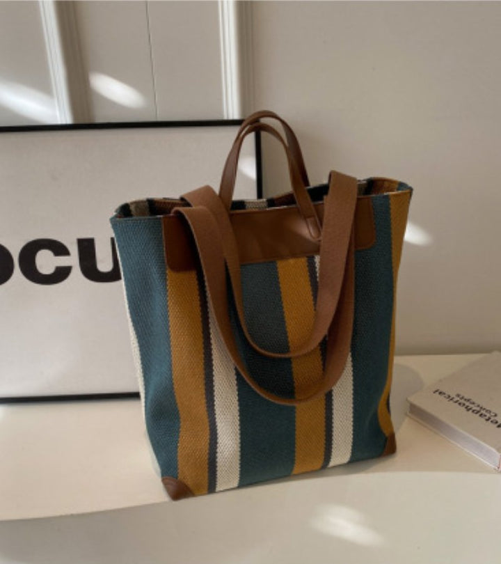 MIRCA | Borsa Casual a Righe