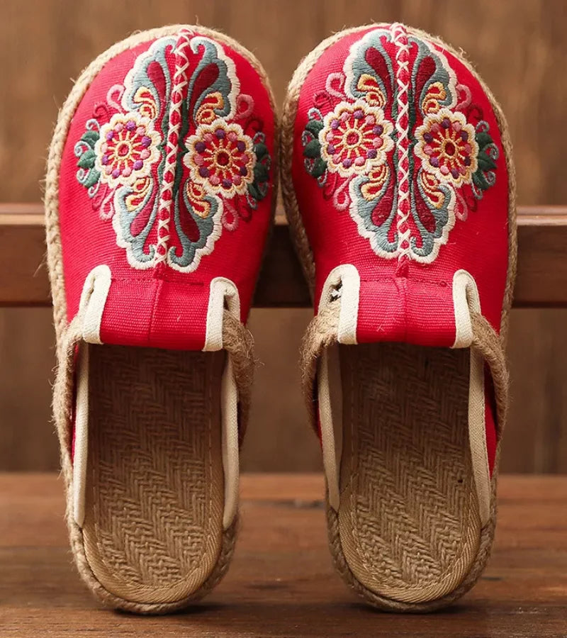 FLORA | Sandali Ricamati Ultra Leggeri