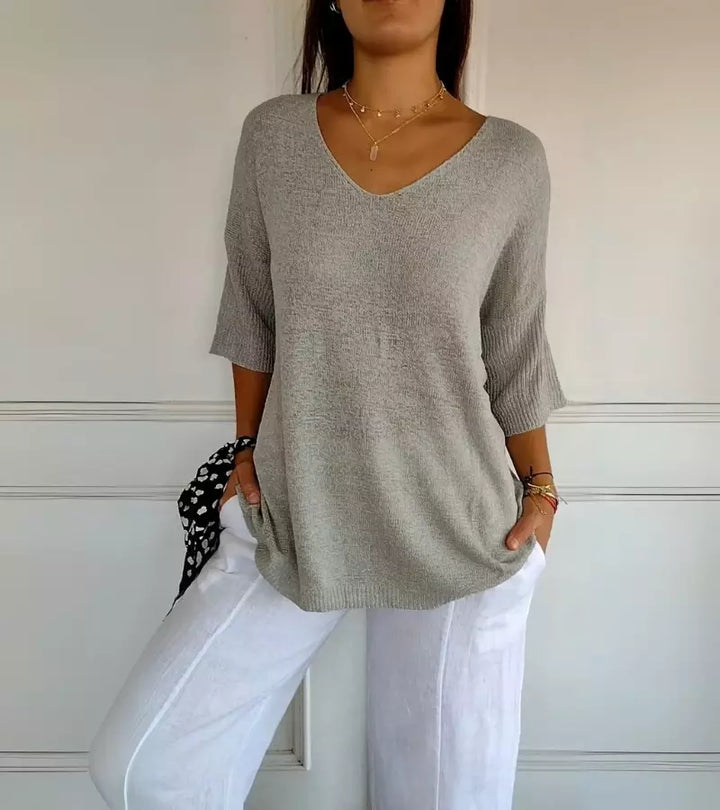 Lucia | Top Versatile Lavorato a Maglia