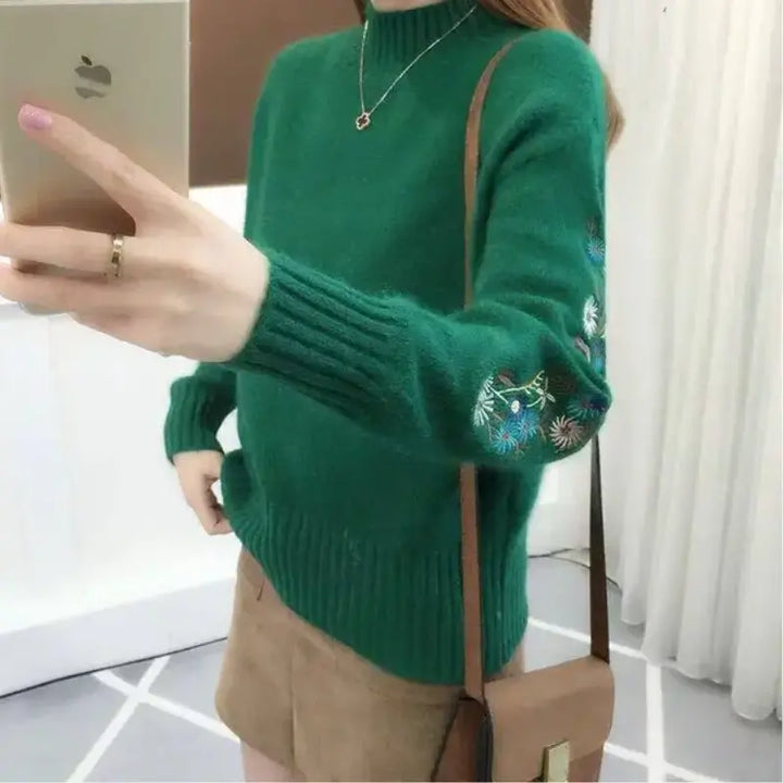 Isabel | Maglione Ricamato per un Look alla Moda