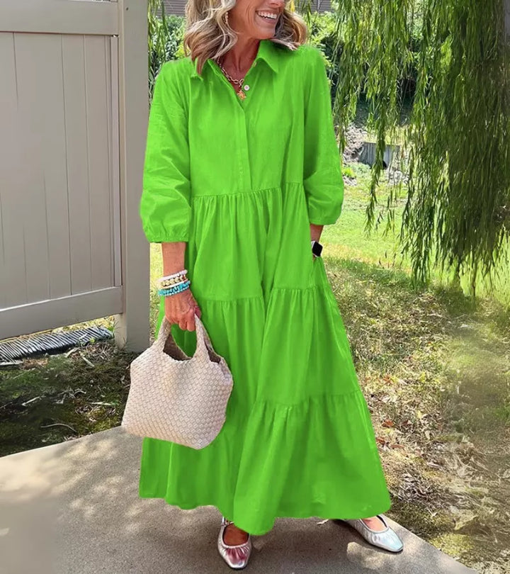 TERESA | l’abito lungo che valorizza tutte le silhouette