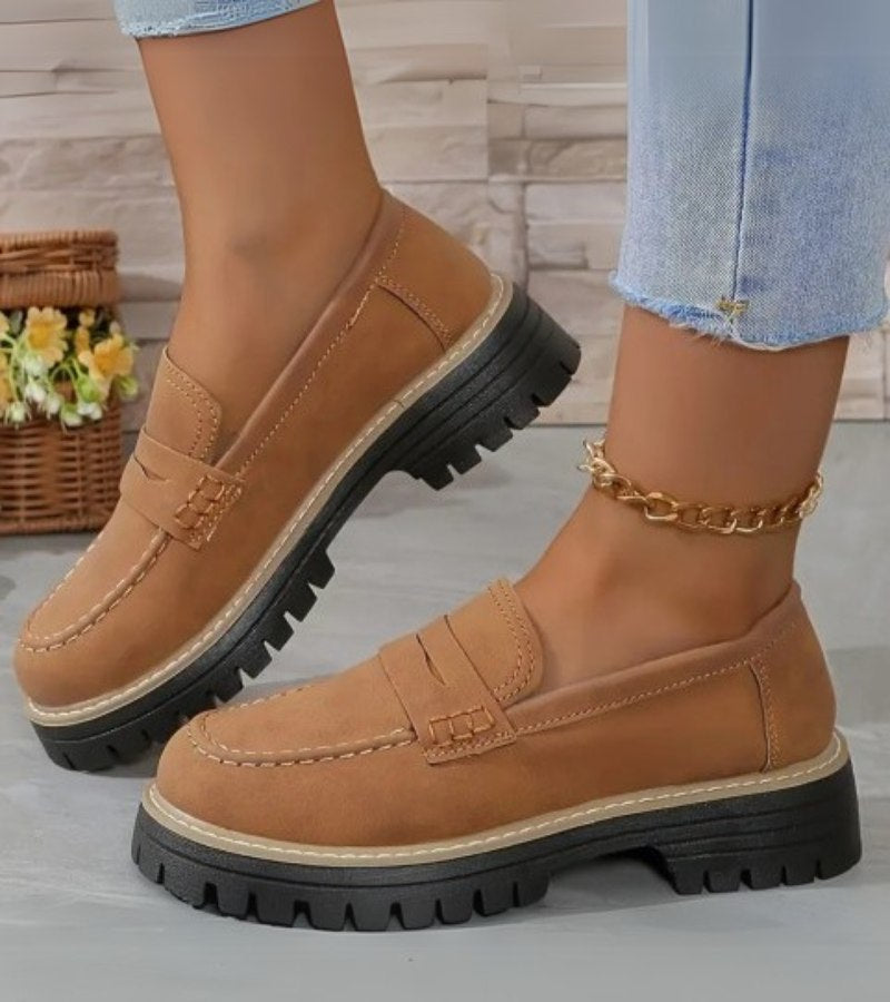 Ludovica | Mocassini alla moda con suola spessa