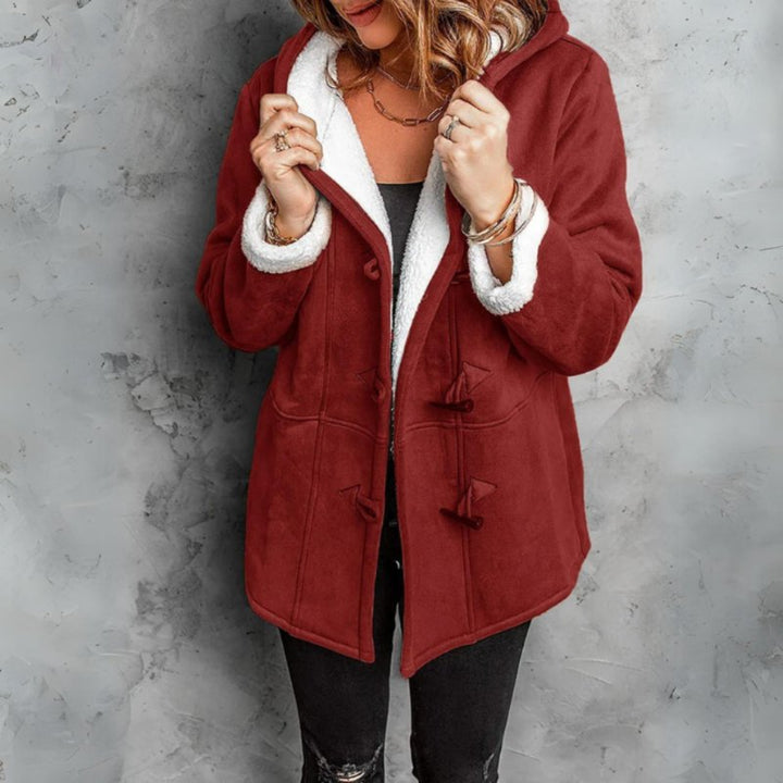 Amanda | Cappotto con Cappuccio a Media Lunghezza
