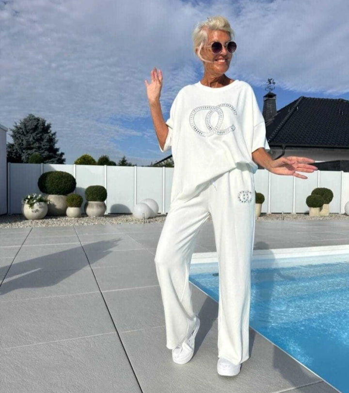 Samanta | Completo Donna con Dettagli Brillanti