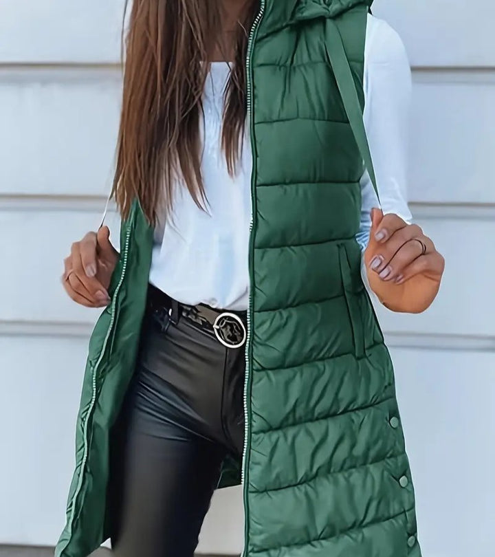 Vanda | gilet lungo imbottito