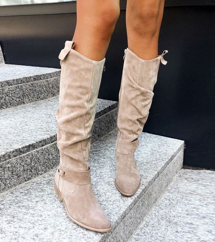 Allison | Stivali in pelle vegana, design alla moda