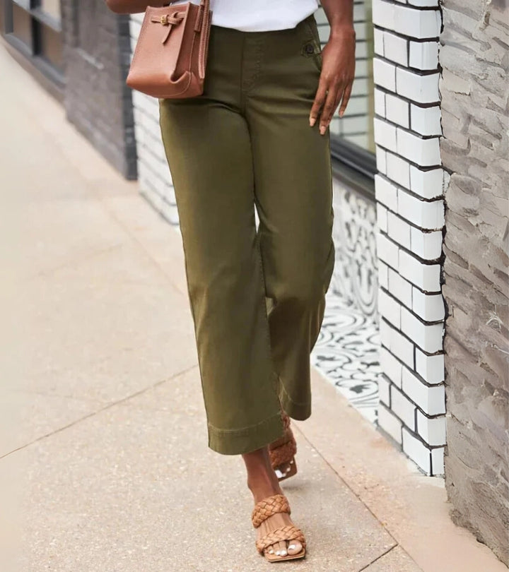 Mathilda | Pantaloni dritti con dettagli raffinati