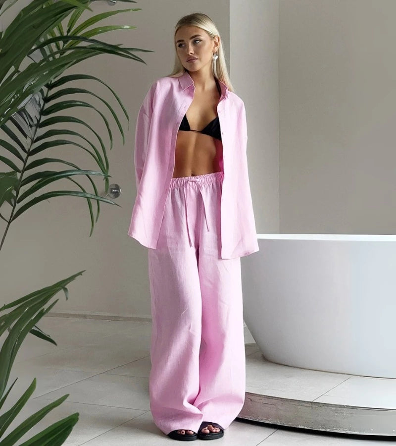 LIDIA | Outfit coordinato trendy & comodo in cotone