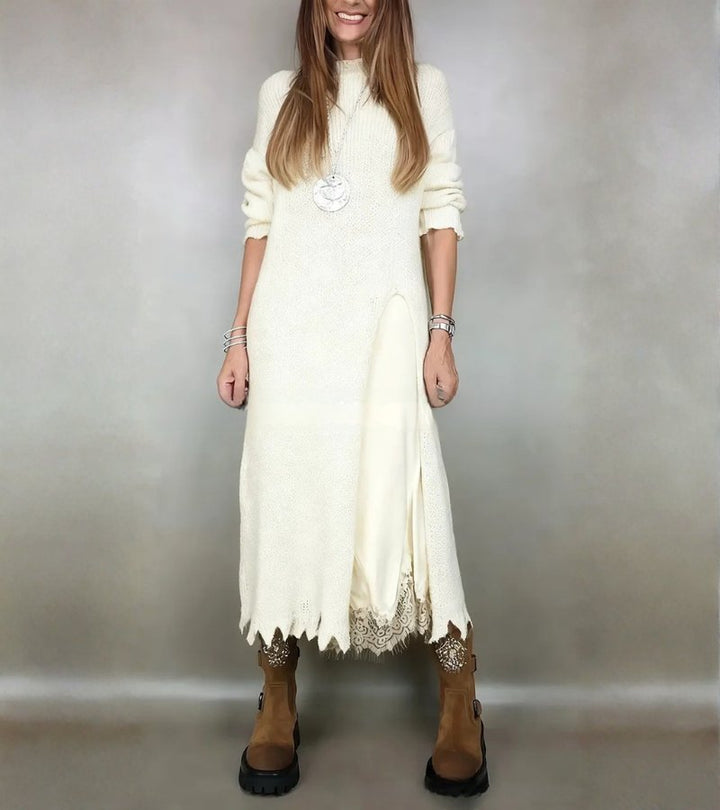 Silva | Completo Lungo in Maglia e Raso