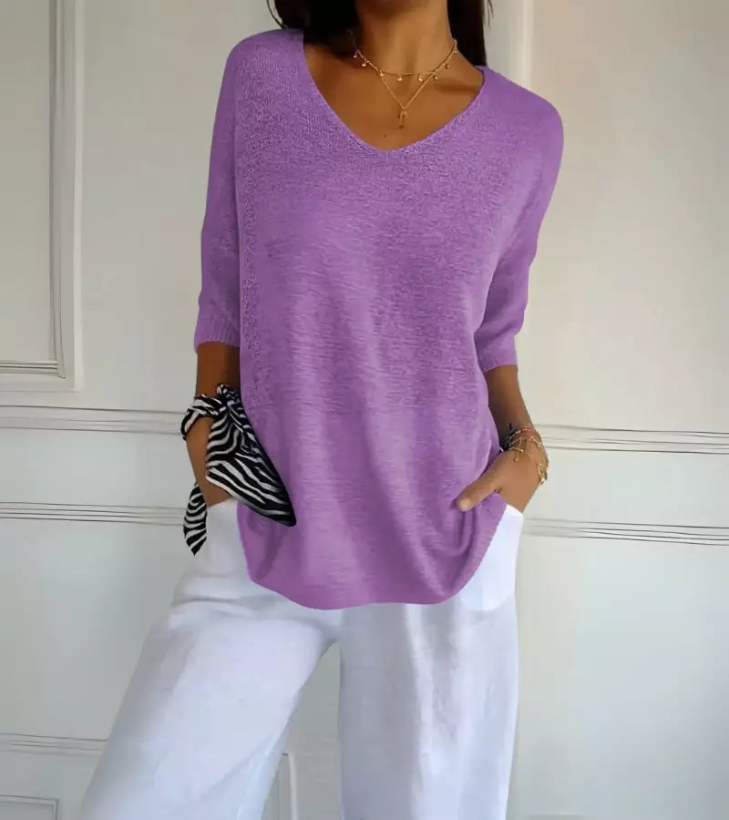 Lucia | Top Versatile Lavorato a Maglia