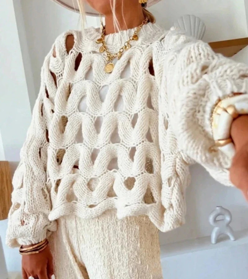 Sophie | Maglione premium traforato