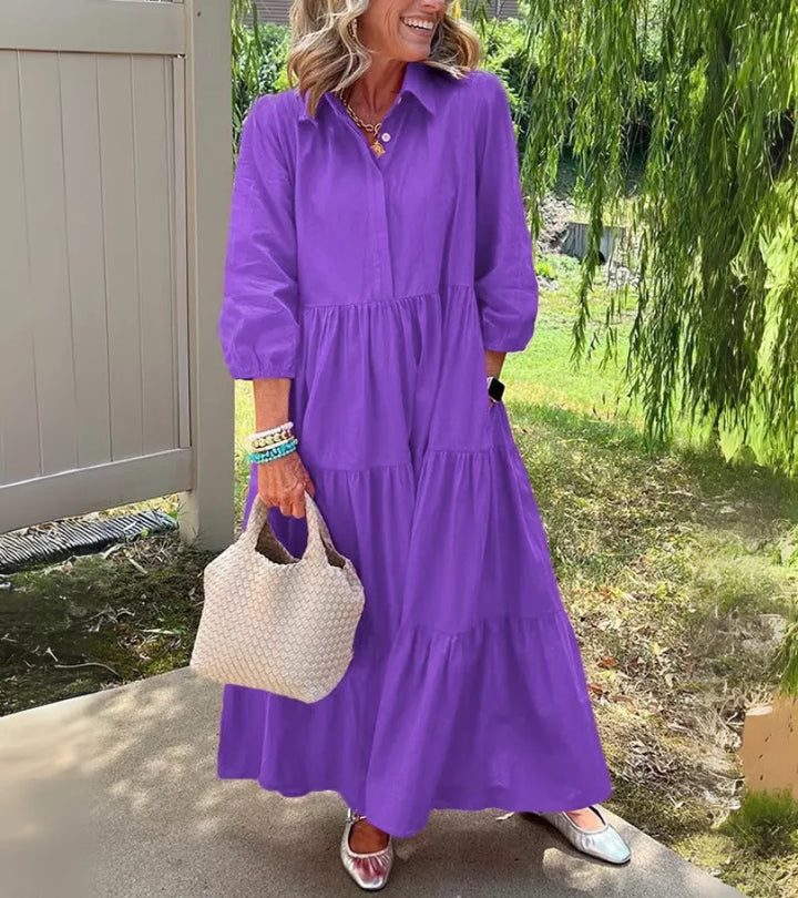 TERESA | l’abito lungo che valorizza tutte le silhouette