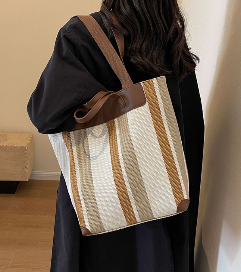 MIRCA | Borsa Casual a Righe