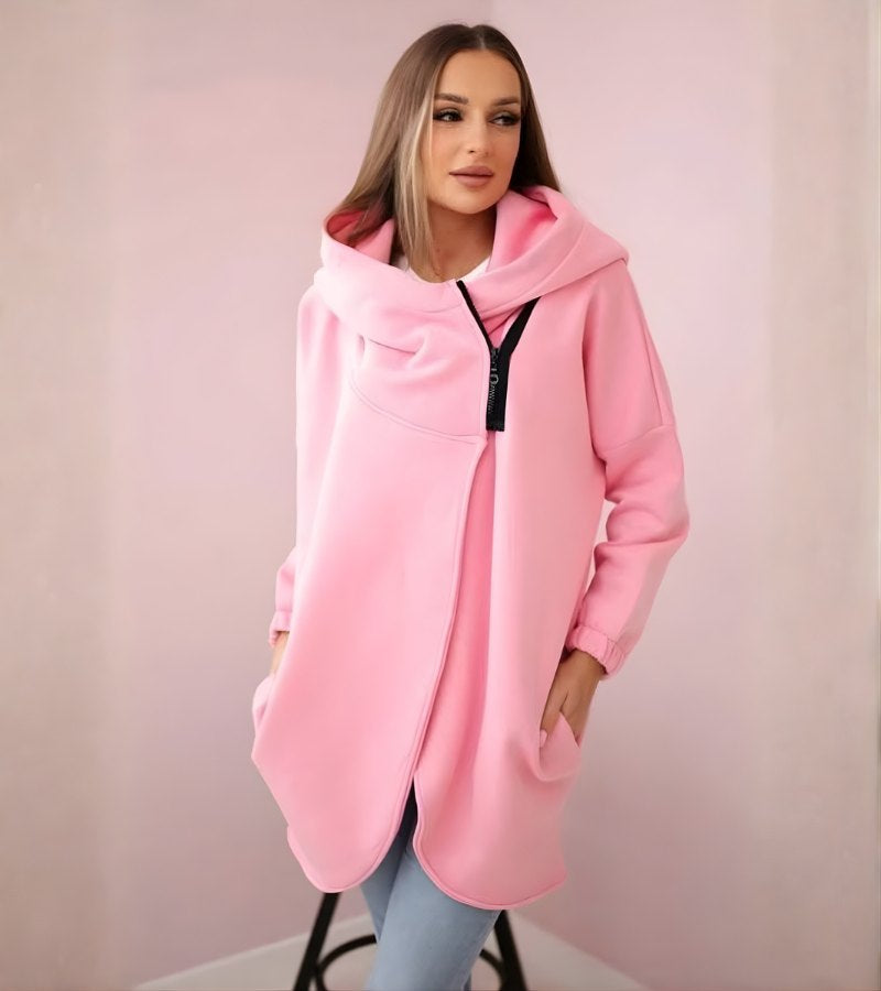 Marta | Felpa asimmetrica con cappuccio