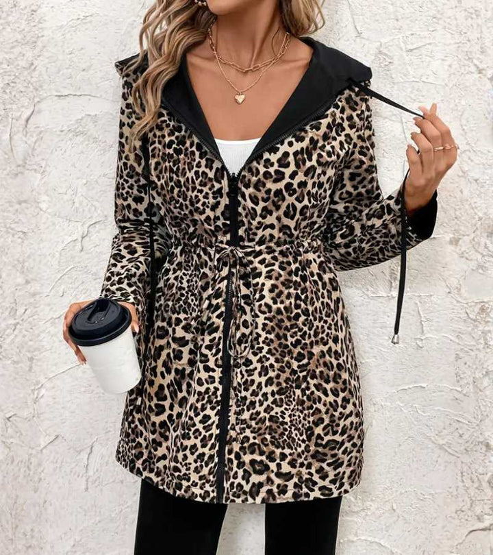 Annette | Giacca reversibile leopardata