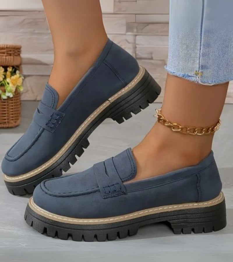 Ludovica | Mocassini alla moda con suola spessa