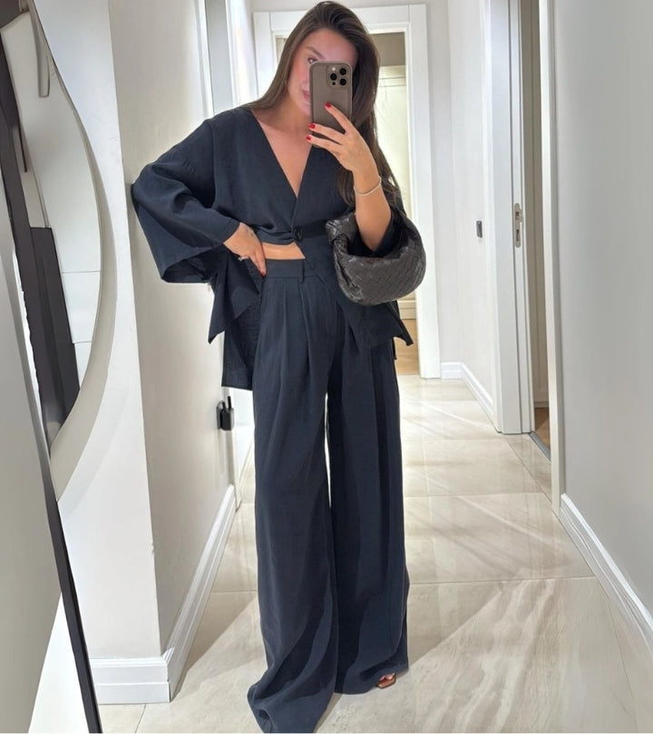 Teresa | completo pantalone e giacca ampia