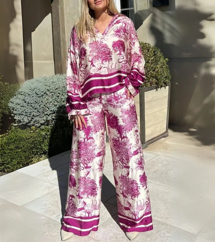 Tocco Bohémien | Completo Casual a Stampa Moderna