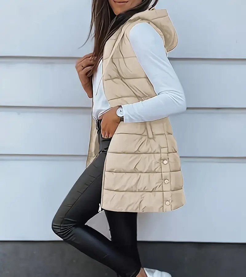 Vanda | gilet lungo imbottito