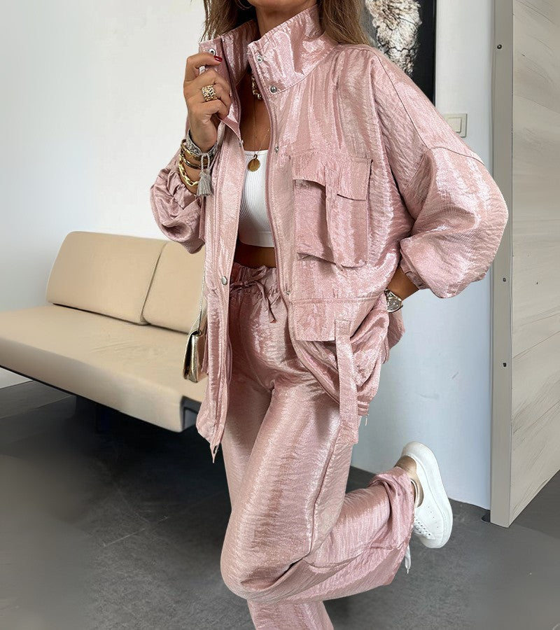 Tiziana | Set due pezzi con pantaloni dritti