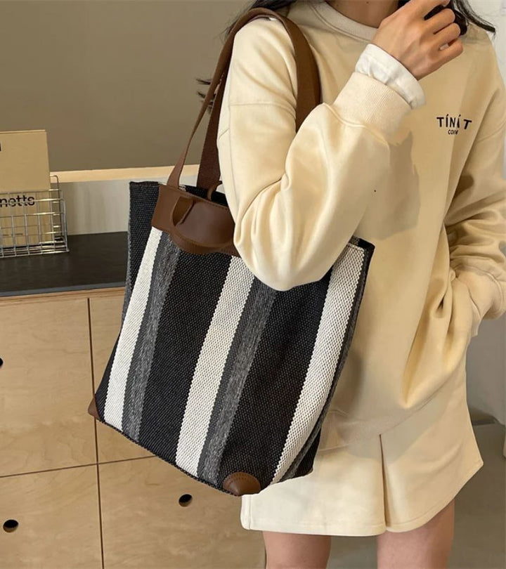 MIRCA | Borsa Casual a Righe