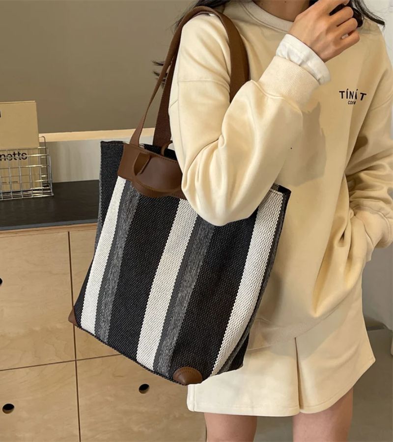 MIRCA | Borsa Casual a Righe