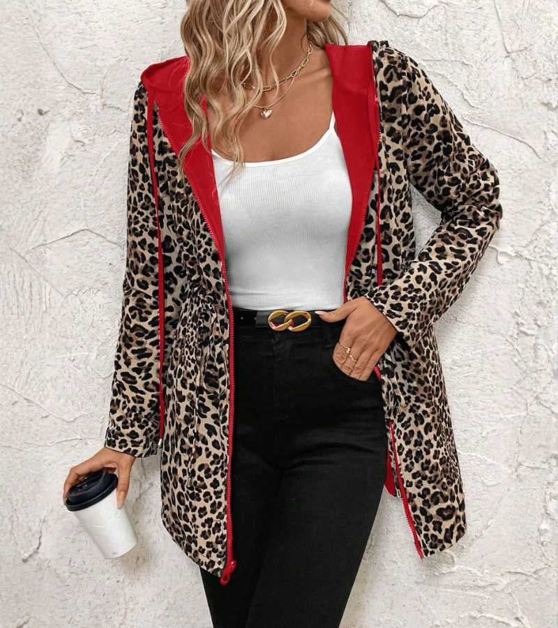 Annette | Giacca reversibile leopardata