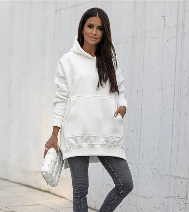 Nîna | Felpa con cappuccio e spacco laterale