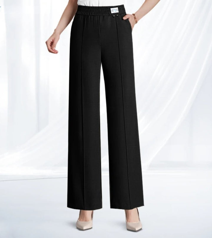 Silvia | Pantaloni a vita alta morbidi ed eleganti