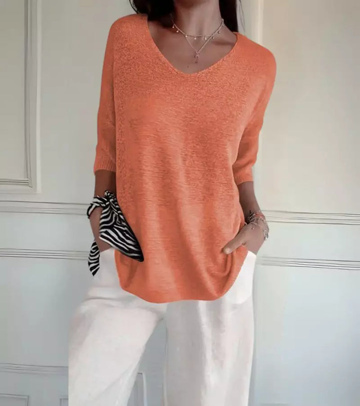 Lucia | Top Versatile Lavorato a Maglia