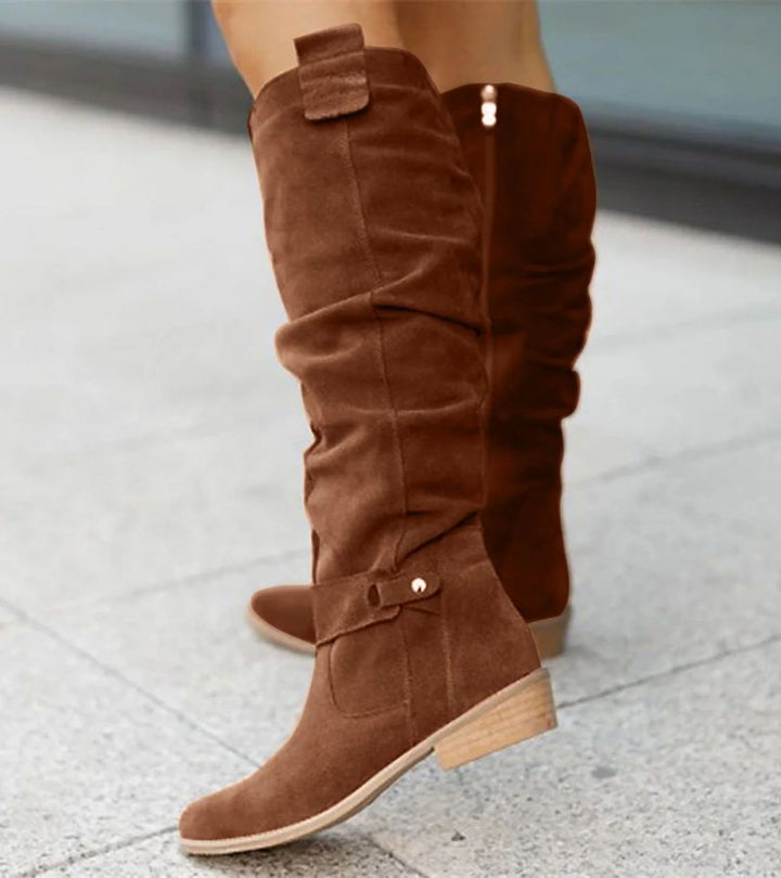 Allison | Stivali in pelle vegana, design alla moda