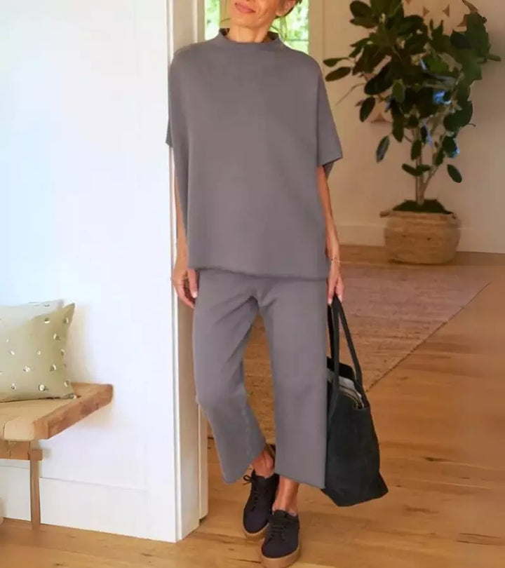 Bianca | Completo estivo due pezzi leggero e chic