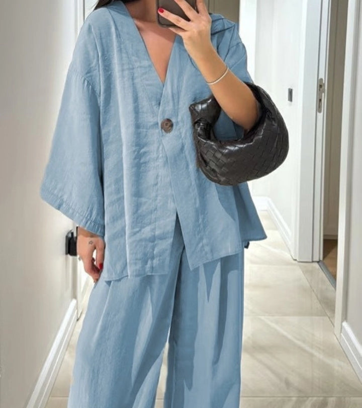 Teresa | completo pantalone e giacca ampia