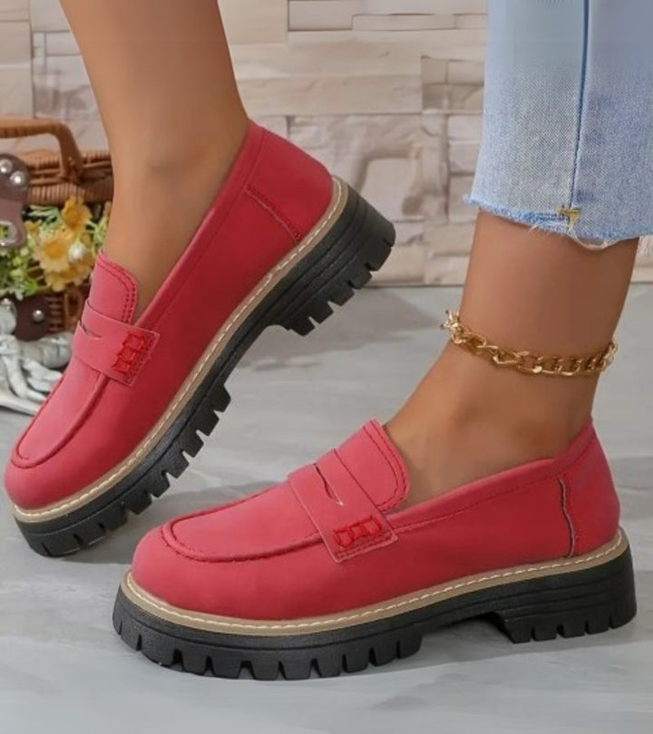 Ludovica | Mocassini alla moda con suola spessa