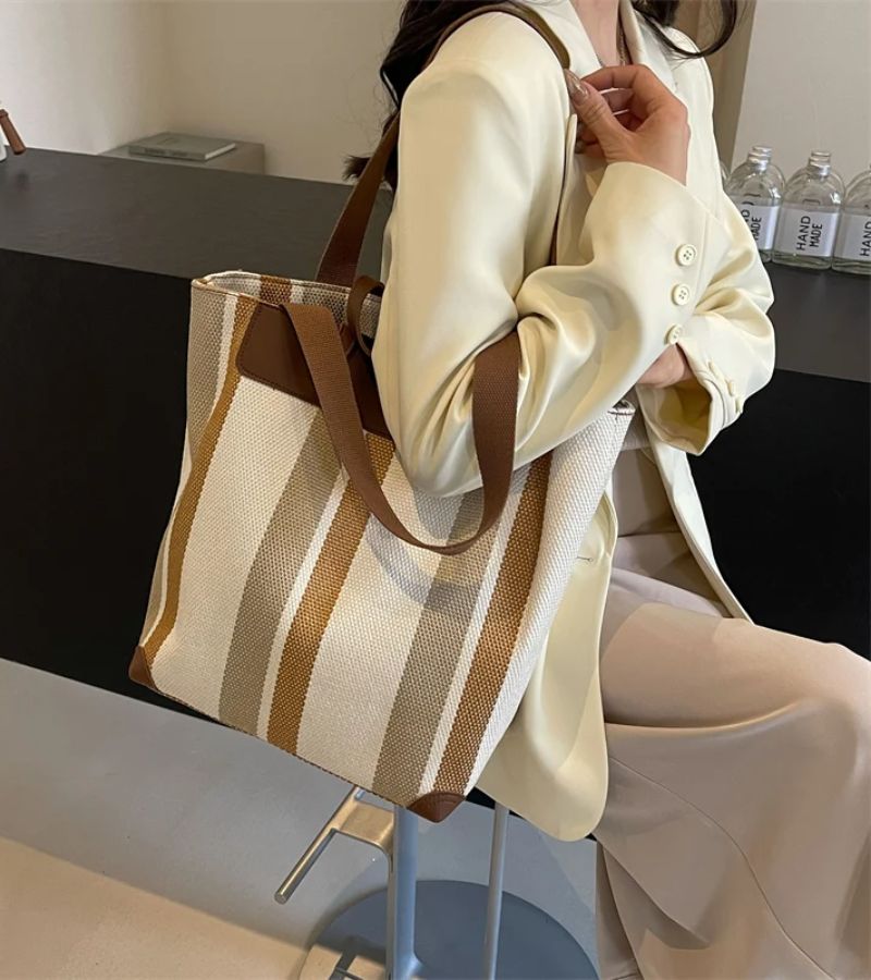 MIRCA | Borsa Casual a Righe