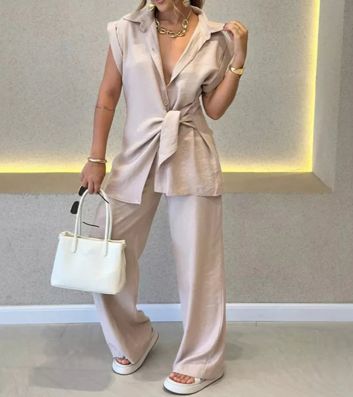 CARLA | Completo 2 Pezzi con Nodo in Vita