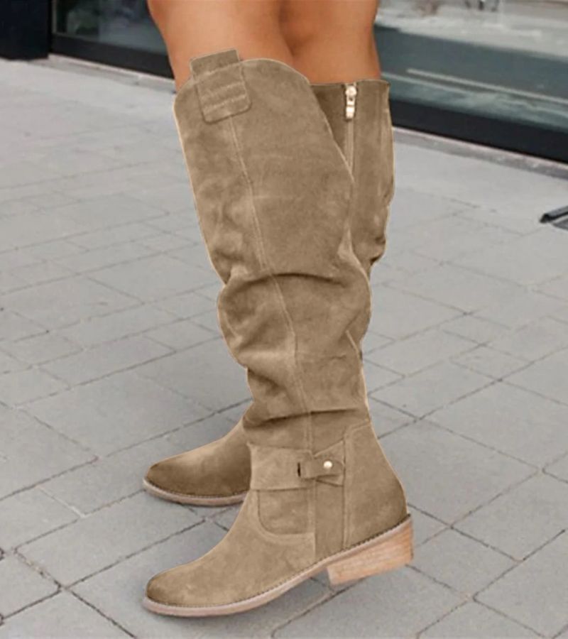 Allison | Stivali in pelle vegana, design alla moda