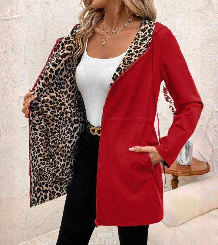 Annette | Giacca reversibile leopardata