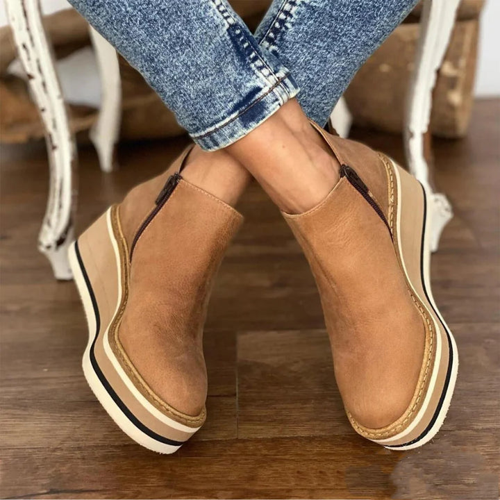 Ajusco | scarpe che uniscono altezza, stile e sicurezza ad ogni passo