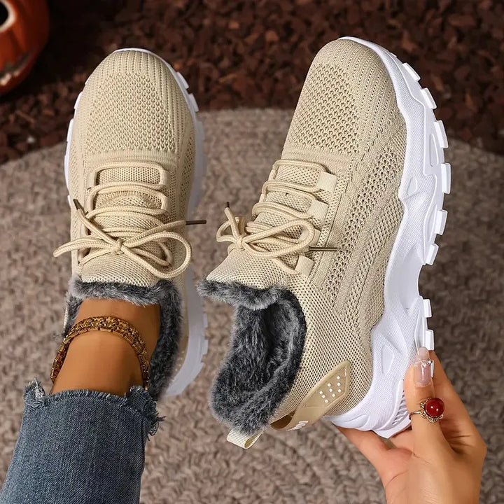 Sari | Sneakers morbide e calde in cotone peluche