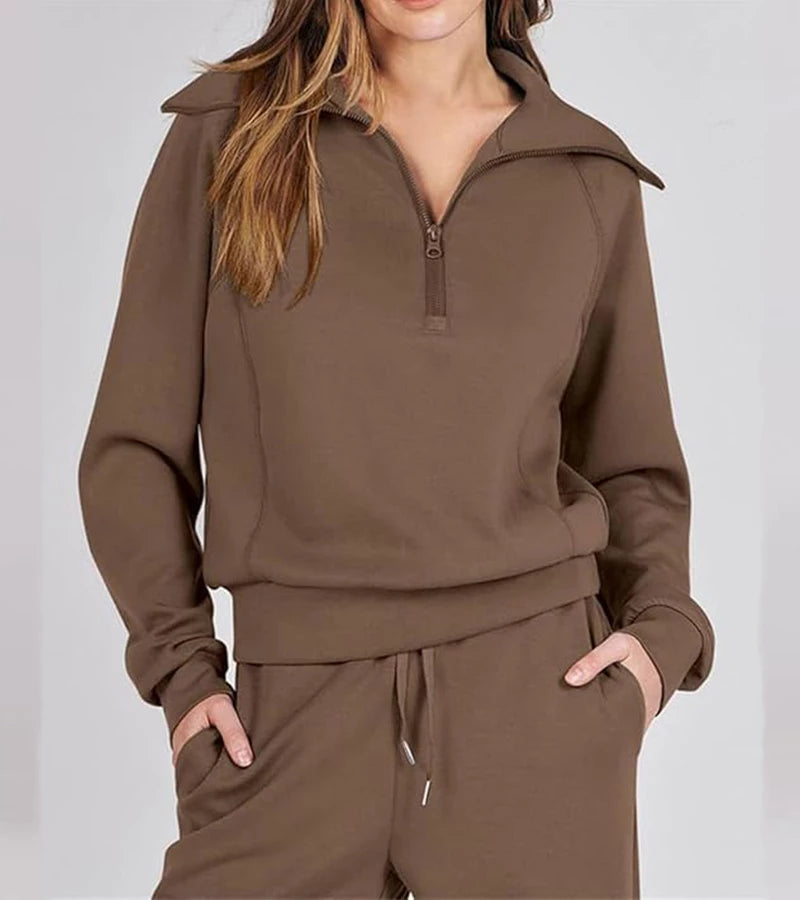 Rita | Completo Elegante a Due Pezzi con Pantaloni a Zampa