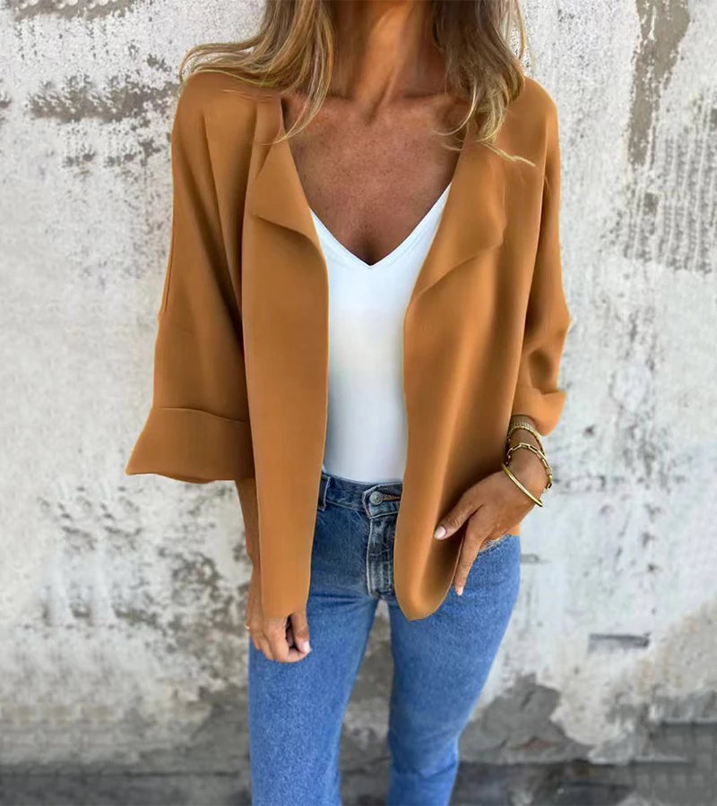 Dalila | Giacca casual ed elegante da donna con risvolto