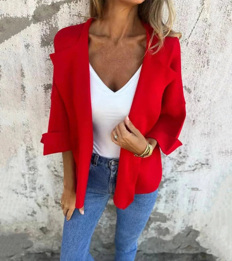 Dalila | Giacca casual ed elegante da donna con risvolto