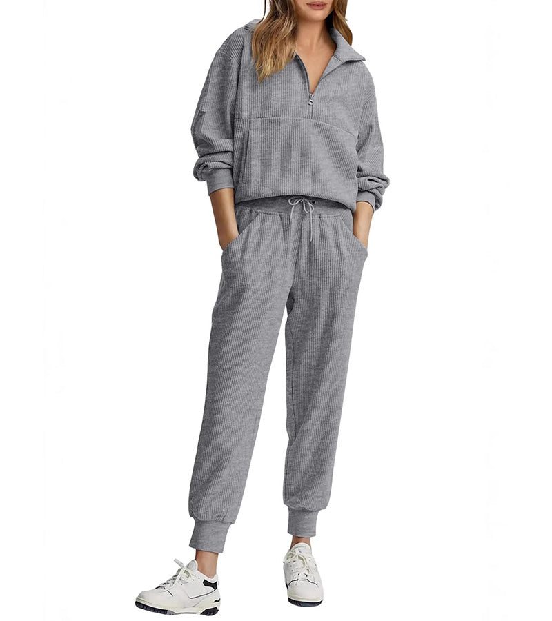 Pina | Completo due pezzi con mezza zip