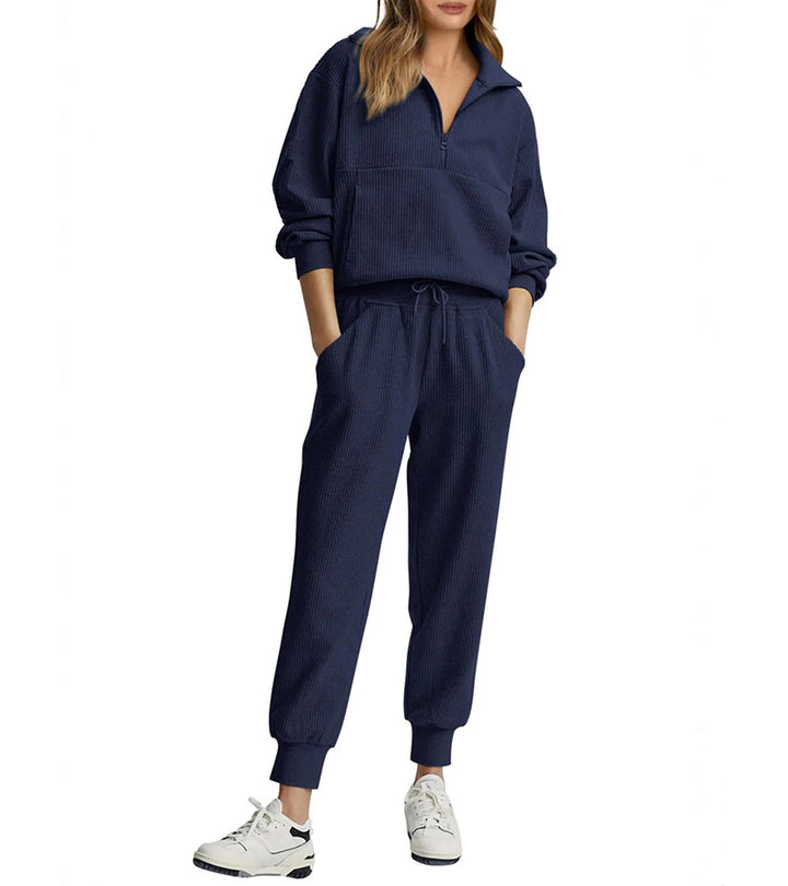 Pina | Completo due pezzi con mezza zip