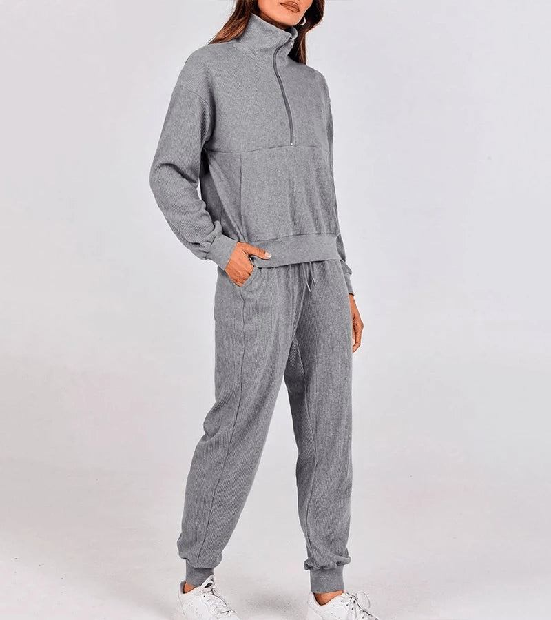 Pina | Completo due pezzi con mezza zip