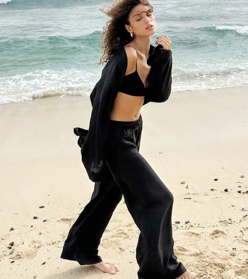 LIDIA | Outfit coordinato trendy & comodo in cotone